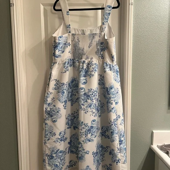 Sachin + Babi Blue Floral Dress - Picture 2 of 3